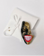 Брошка SMILE BLACK GOLD