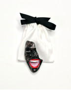 Брошка SMILE BLACK SHINE