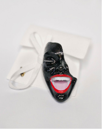Брошка SMILE BLACK VELVET