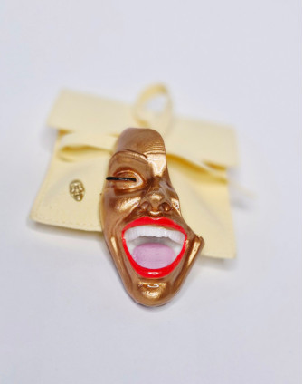 Брошка SMILE BRONZE MOOD