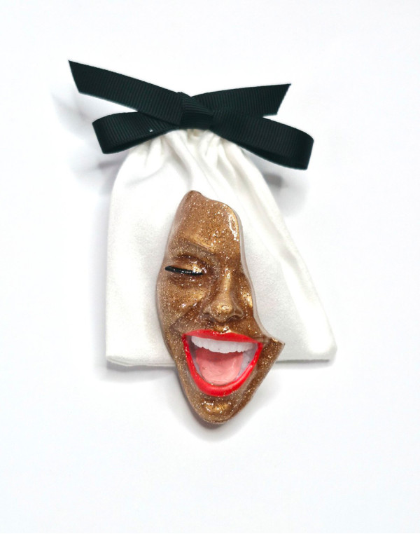 Брошка SMILE BRONZE SPARK