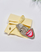 Брошка SMILE DIAMOND GOLD