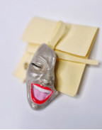 Брошка SMILE DIAMOND GOLD