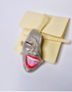 Брошка SMILE DIAMOND GOLD
