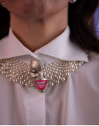 Брошка SMILE DIAMOND GOLD