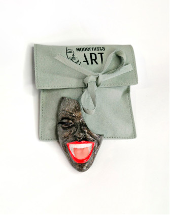 Брошка SMILE METALIC QUEEN