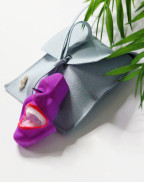 Брошка SMILE PURPLE RAIN