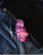 Брошка SMILE PURPLE REIGN