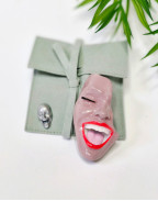 Брошка SMILE ROSE ASH