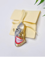 Брошка SMILE SILVER GOLD