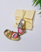 Брошка SMILE SILVER GOLD