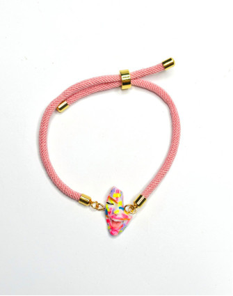 Гривна SMILE SUMMER SCRATCHES PINK