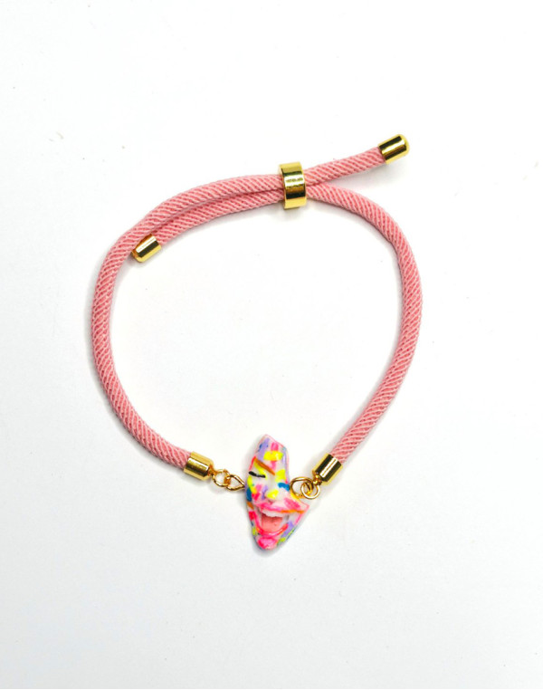 Гривна SMILE SUMMER SCRATCHES PINK