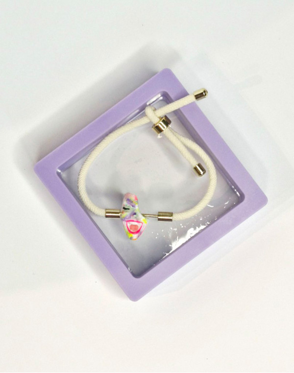 Гривна SMILE SUMMER SCRATCHES WHITE