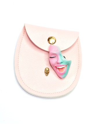 Мини брошка PINK MINT