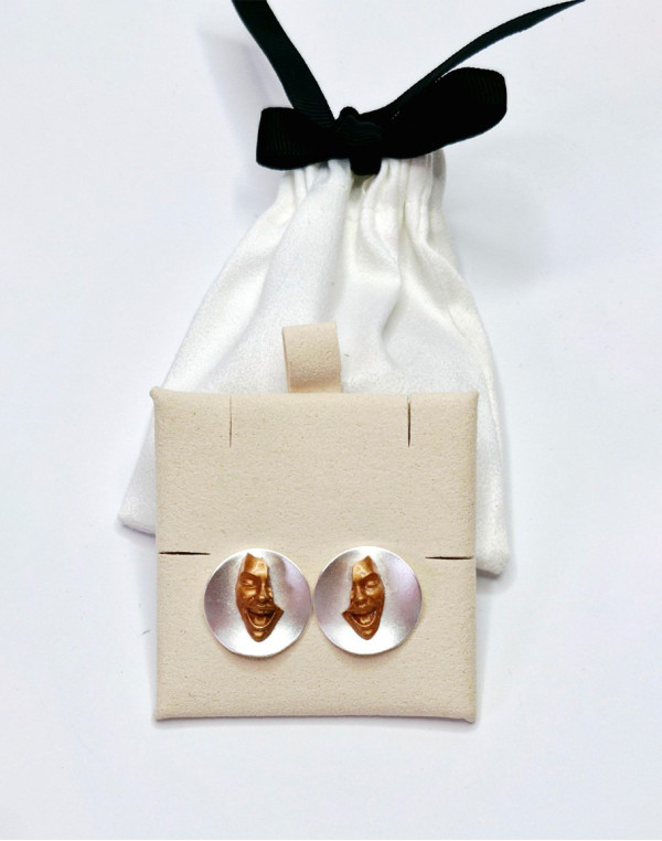 Обеци SMILE LADY BRONZE
