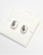 Обеци SMILE SILVER PEARL