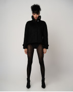 Късо палто BOXY BLACK