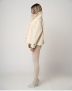 Късо палто BOXY IVORY