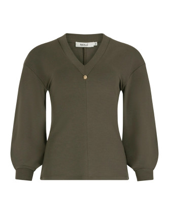 Блуза с V-образно деколте TANITA MOSS