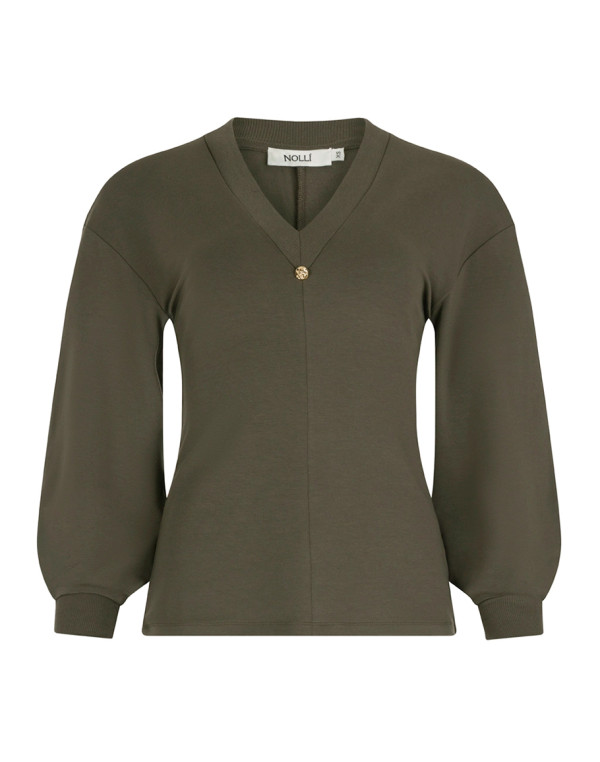 Блуза с V-образно деколте TANITA MOSS