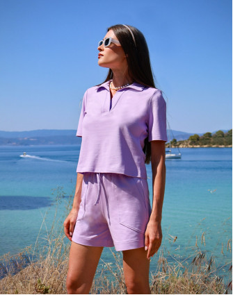Дамски къси панталони PAOLA LAVENDER