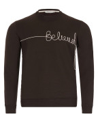 Мъжка блуза с дълъг ръкав TANIS CHOCOLATE