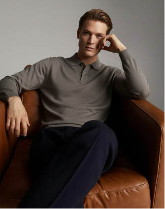 Мъжка поло риза MATEI GREY