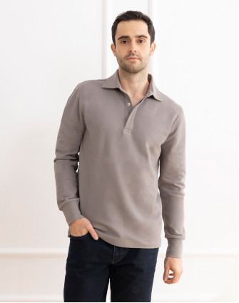 Мъжка поло риза MATEI GREY
