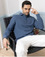 Мъжка поло риза MATEI INDIGO