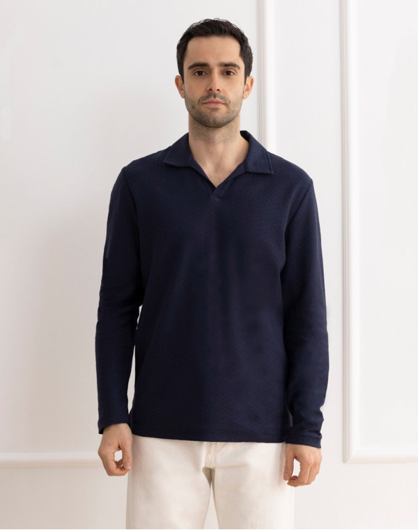 Мъжка поло риза MAXIM NAVY