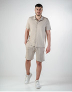Мъжка риза SIMOM BEIGE