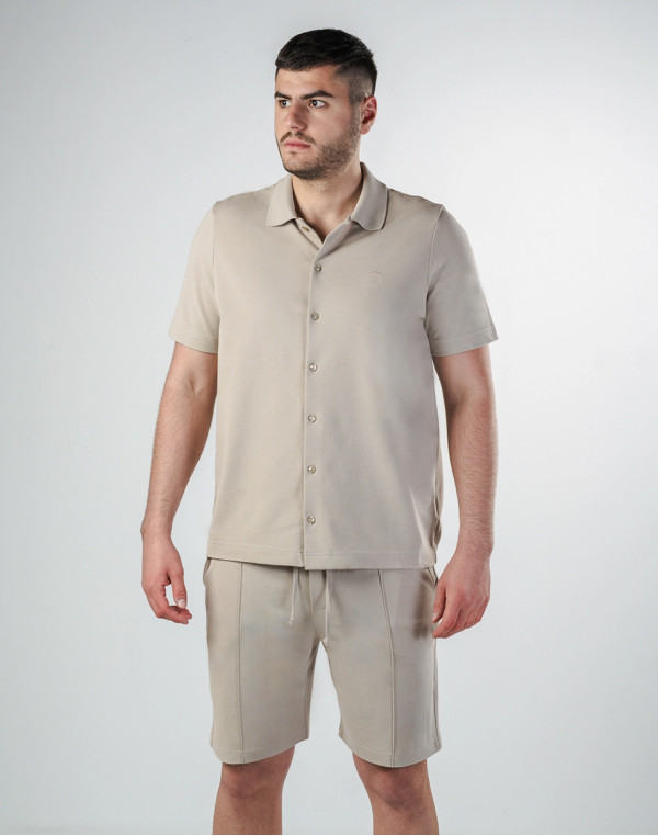 Мъжка риза SIMOM BEIGE
