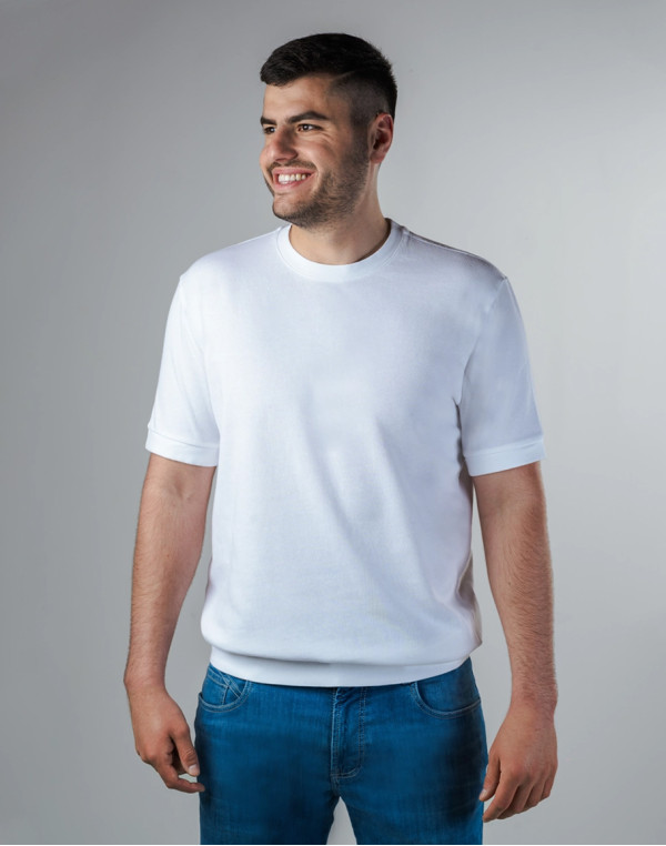 Мъжка тениска TEO WHITE