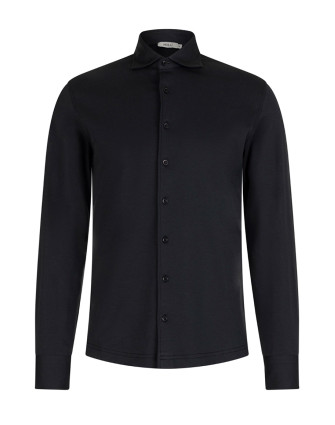 Мъжка трикотажна риза STEVEN BLACK