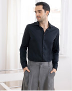 Мъжка трикотажна риза STEVEN BLACK