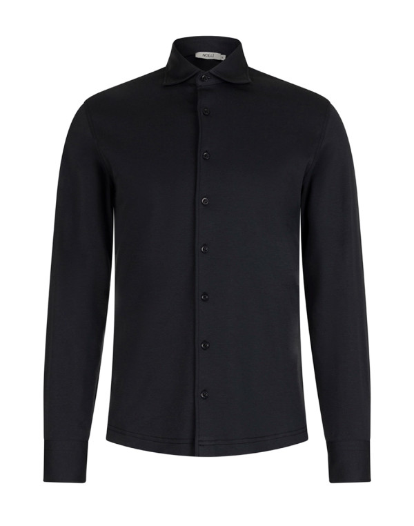 Мъжка трикотажна риза STEVEN BLACK