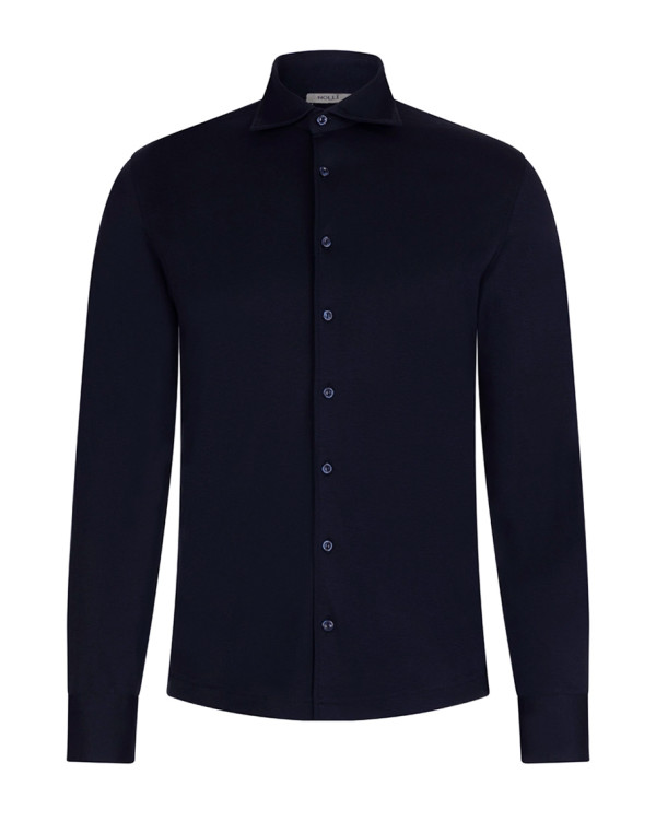 Мъжка трикотажна риза STEVEN NAVY