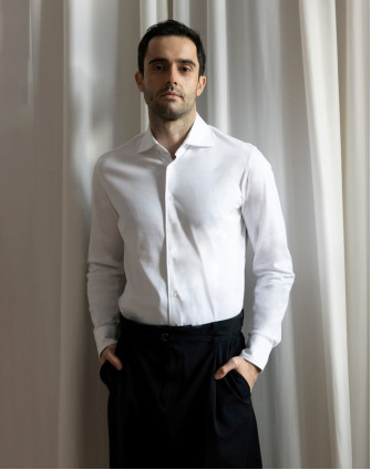 Мъжка трикотажна риза STEVEN WHITE