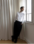 Мъжка трикотажна риза STEVEN WHITE