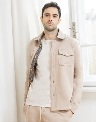 Мъжка връхна риза JACK BEIGE