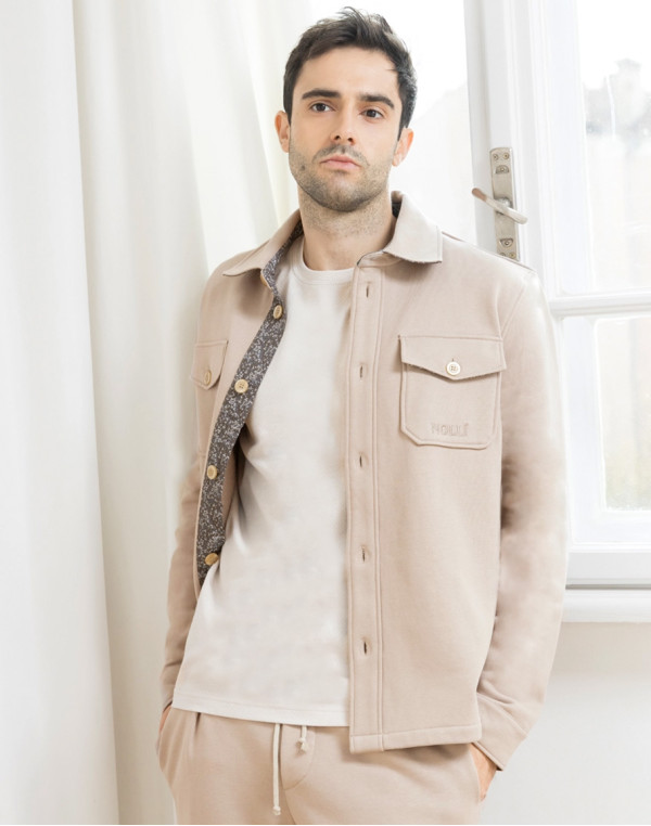 Мъжка връхна риза JACK BEIGE