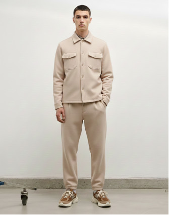 Мъжки спортно-елегантен панталон PAN BEIGE