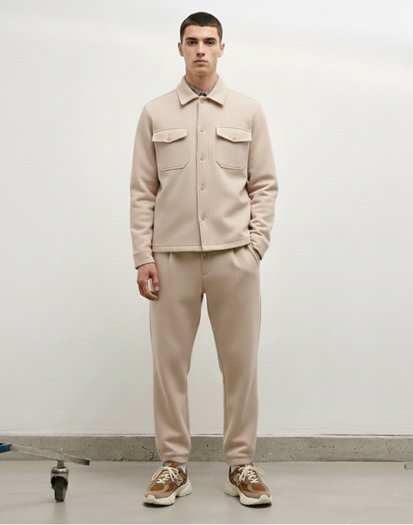 Мъжки спортно-елегантен панталон PAN BEIGE