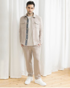 Мъжки спортно-елегантен панталон PAN BEIGE