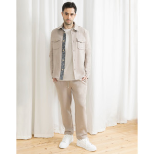 Мъжки спортно-елегантен панталон PAN BEIGE