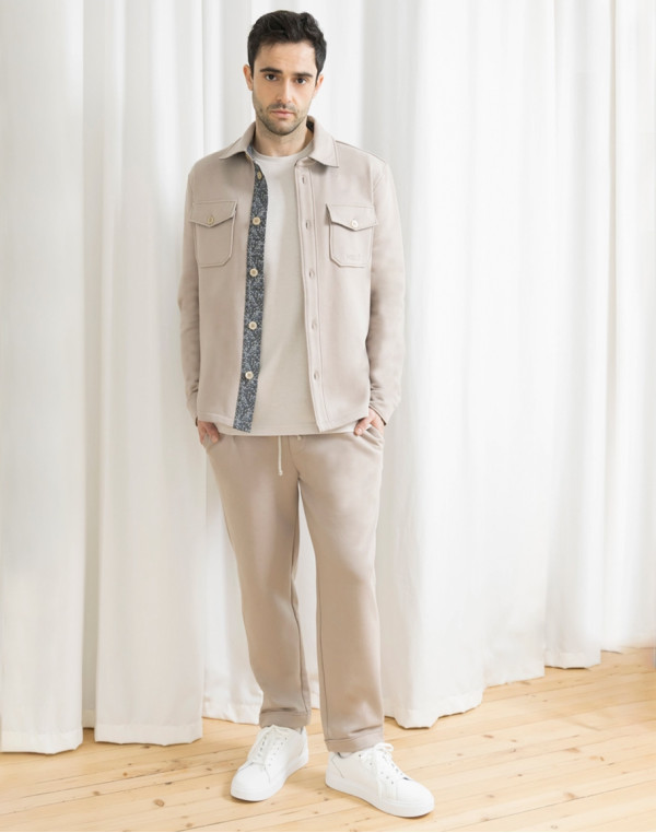 Мъжки спортно-елегантен панталон PAN BEIGE