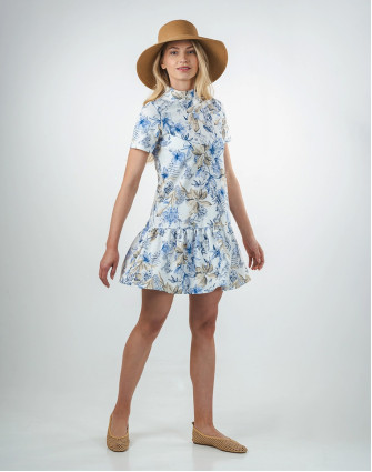 Рокля DALIA PRINT BLUE