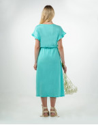 Рокля DINNA LINEN LAGUNA