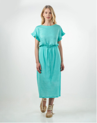Рокля DINNA LINEN LAGUNA